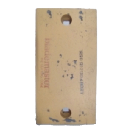 Contre lame de godet reversible 3 trous en 1