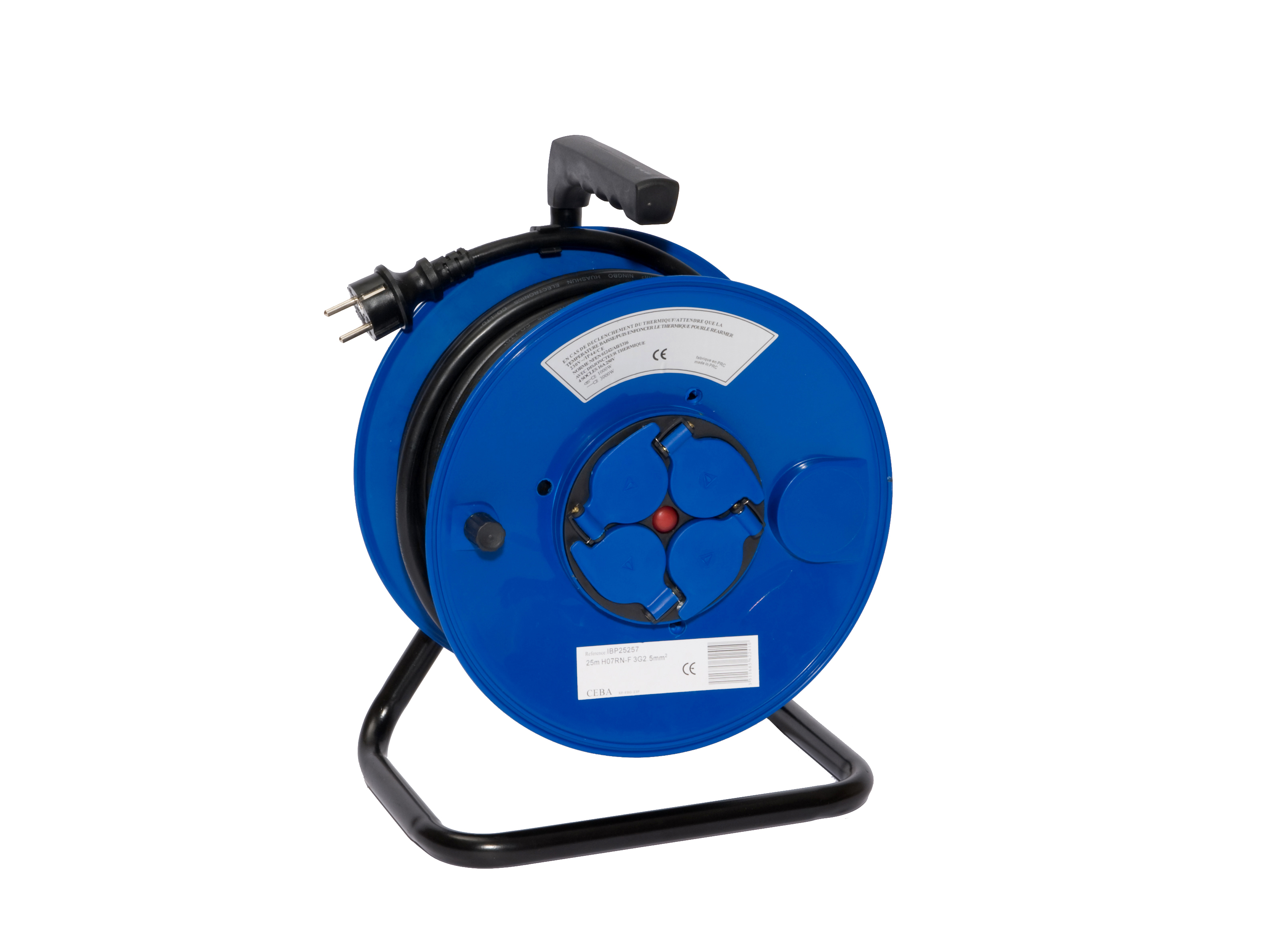Enrouleur IBP 25m 3G2,5 H07-CEBA-IBP25257