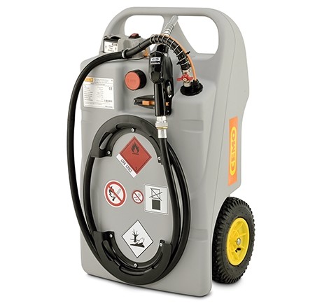 Caddy Ravitailleur gasoil 100, CENTRI SP30 12 V, batterie Lithium, pistol+ automatique CEMO - 11103