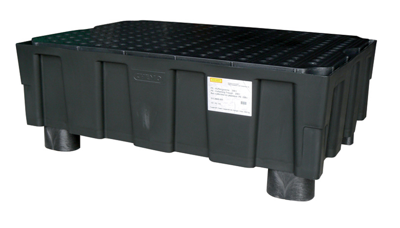 Pieds PE pour bac EURO-PE (lot de 4) CEMO - 8466