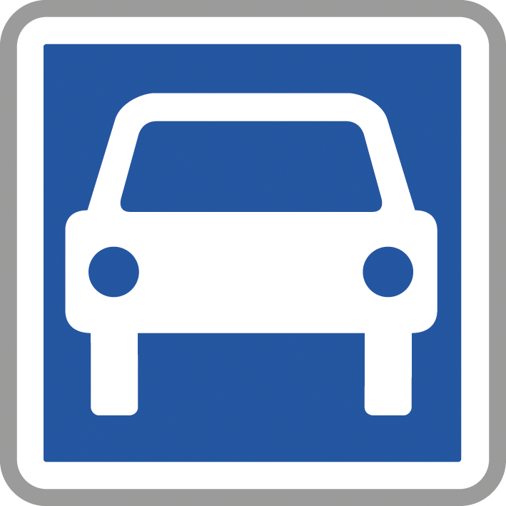 Panneau carré accès réglementé 900 Ecolign C107 cl2 - NADIA SIGNALISATION - CAR900E2C107