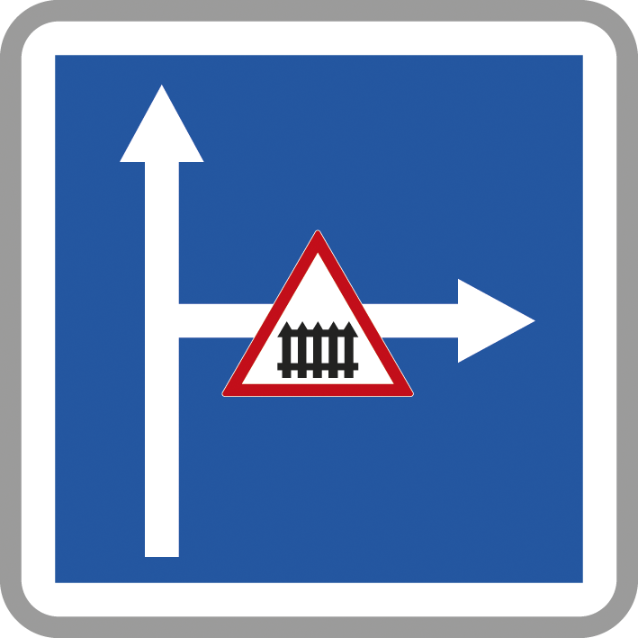 Panneau carré conditions circulation route voie 500 Ecolign C24cex1 cl1 - NADIA SIGNALISATION - CAR500E1C24cex1