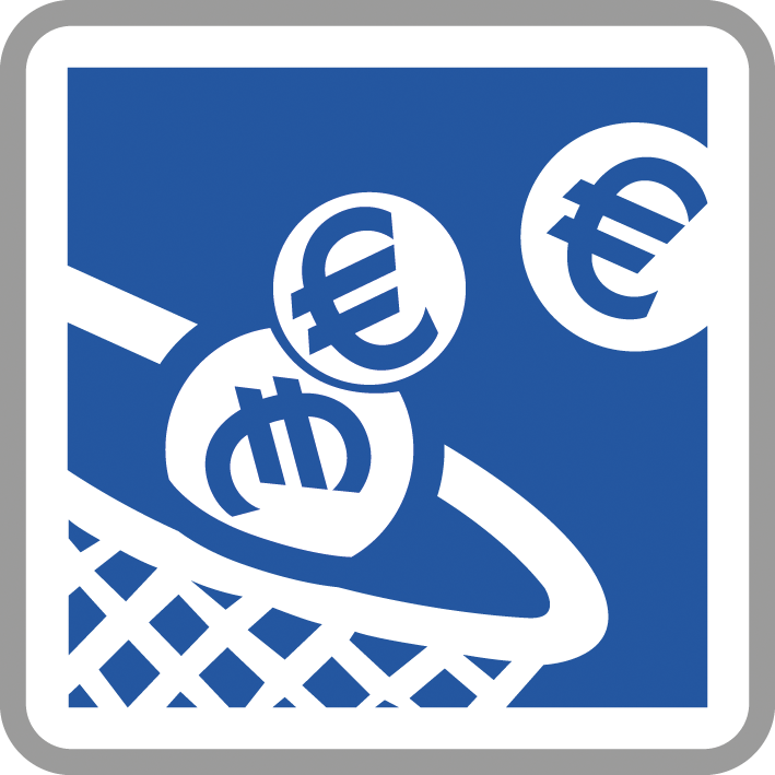Panneau carré Paiement automatique par pièces de monnaie 350 C64c cl1 - NADIA SIGNALISATION - CAR350E1C64c