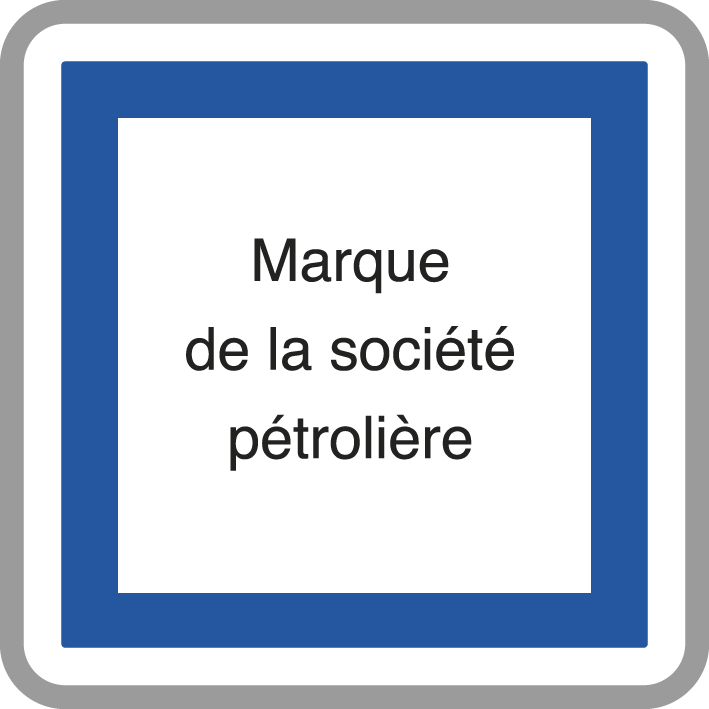 Panneau carré carburant 24h/7j 900 Ecolign CE15e cl2 - NADIA SIGNALISATION - CAR900E2CE15e