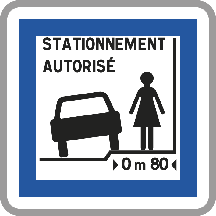 Panneau carré installations ou services divers 500 CE50n cl1 - NADIA SIGNALISATION - CAR500E1CE50n