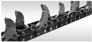 CHAINE DIGGATAC 350MM DE LARGEUR POUR TRANCHEUSE DIGGA HYDRIVE XD 1200MM