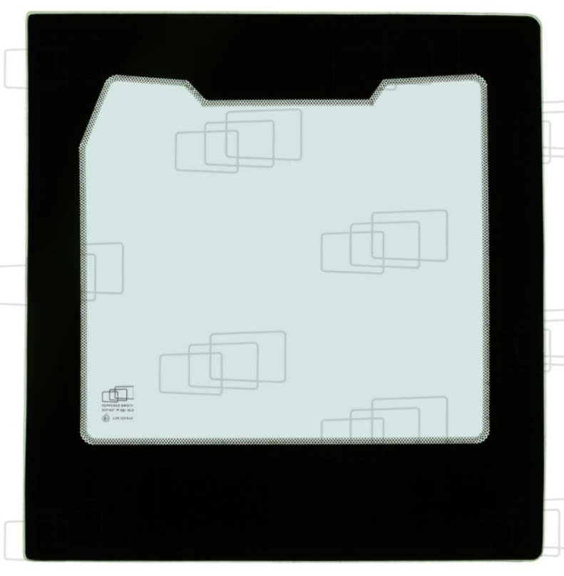 VITRE ARRIERE COURBEE 784X745 COMPAT YANMAR