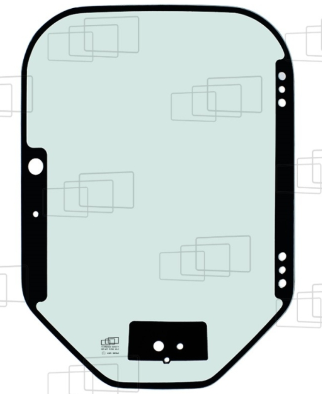 Vitre de porte BOBCAT 7120401 adaptable - 142002J