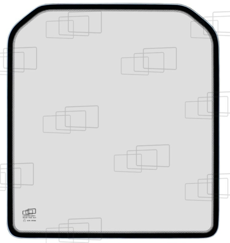 Vitre avant claire JCB adaptable 071825G