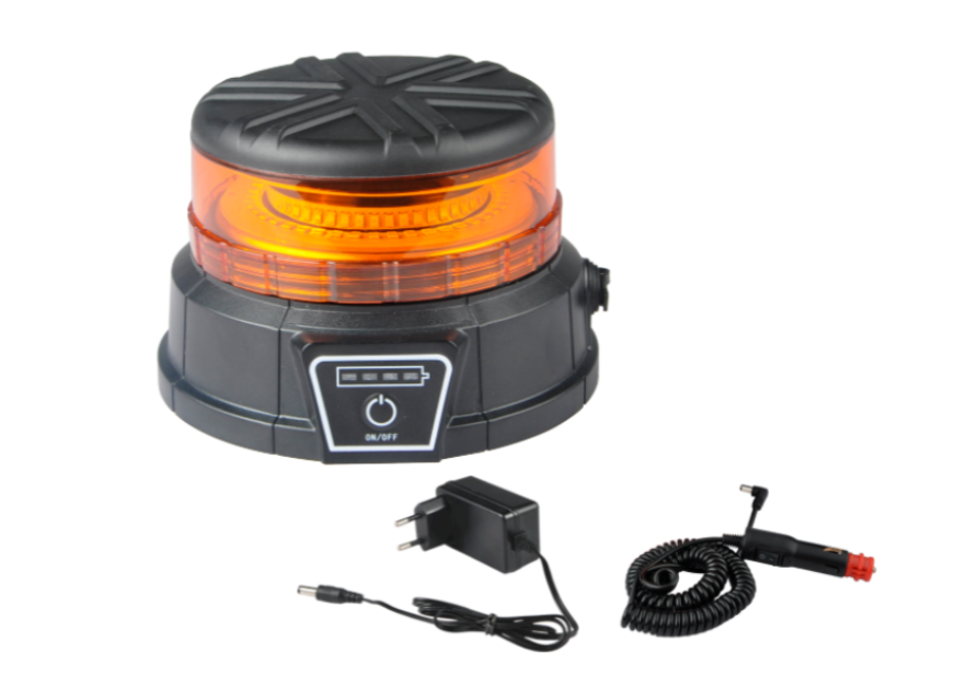 Gyrophare LED plat, magnétique et rechargeable LWK0079