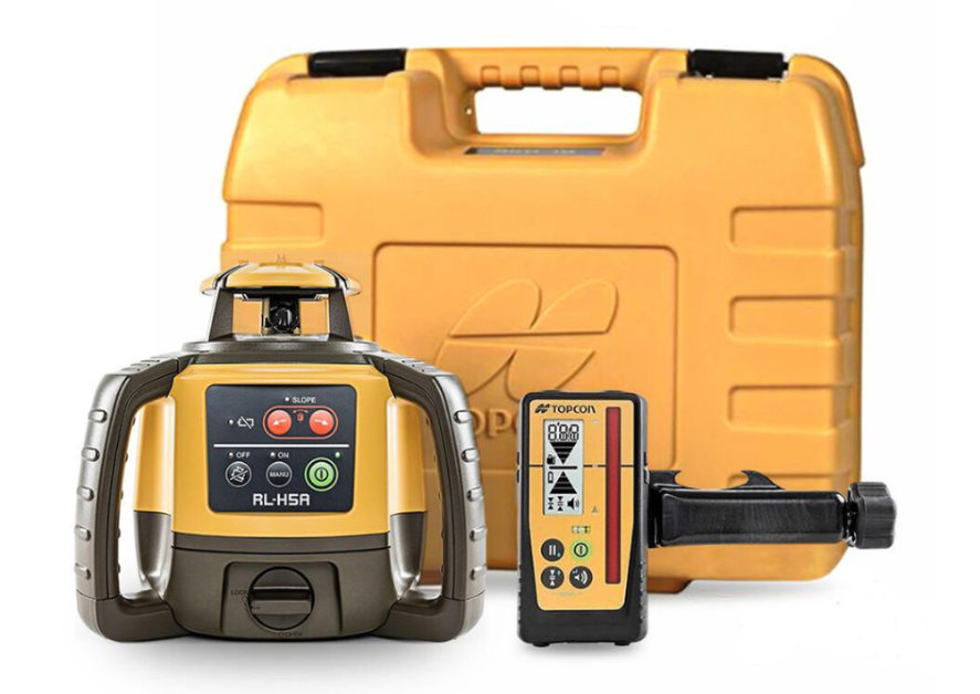 NIVEAU LASER ROTATIF HORIZONTAL AUTOMATIQUE RL-H5A, CELLULE LS80X - TOPCON - 105262401