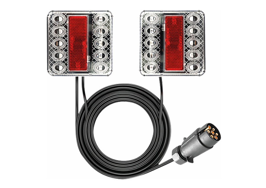 Kit de signalisation arrière 7,5m à fixer feux LED SODIFLASH 17232