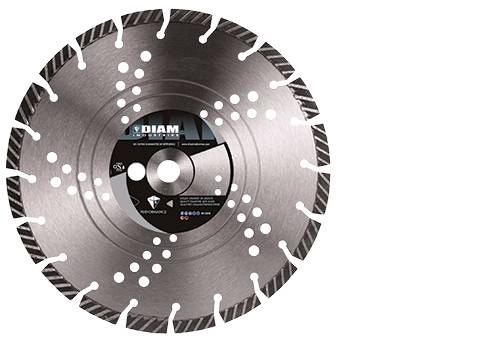 DISQUE DIAMANT MIXTE MX90 Ø350 MM ALÉSAGE 25MM ACIER/BÉTON/ASPHALTE  DIAM INDUSTRIE - 470710