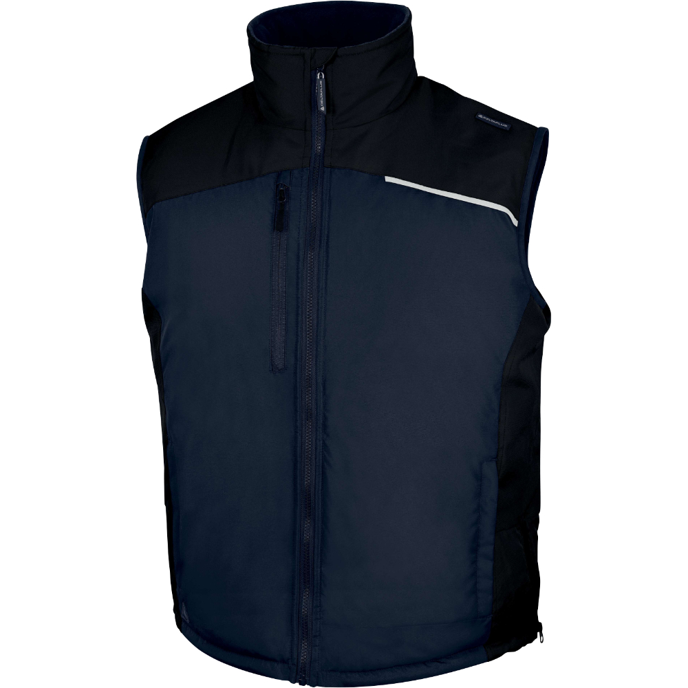 Gilet sans manches bleu marine FIDJI3 avec doublure polaire - DELTA PLUS - FIDJ3MN