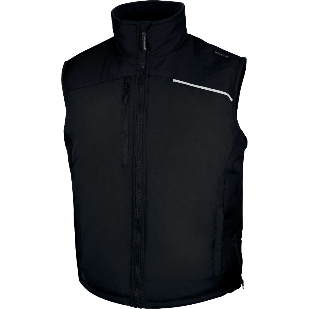 Gilet sans manches noir FIDJI3 avec doublure polaire - DELTA PLUS - FIDJ3NO
