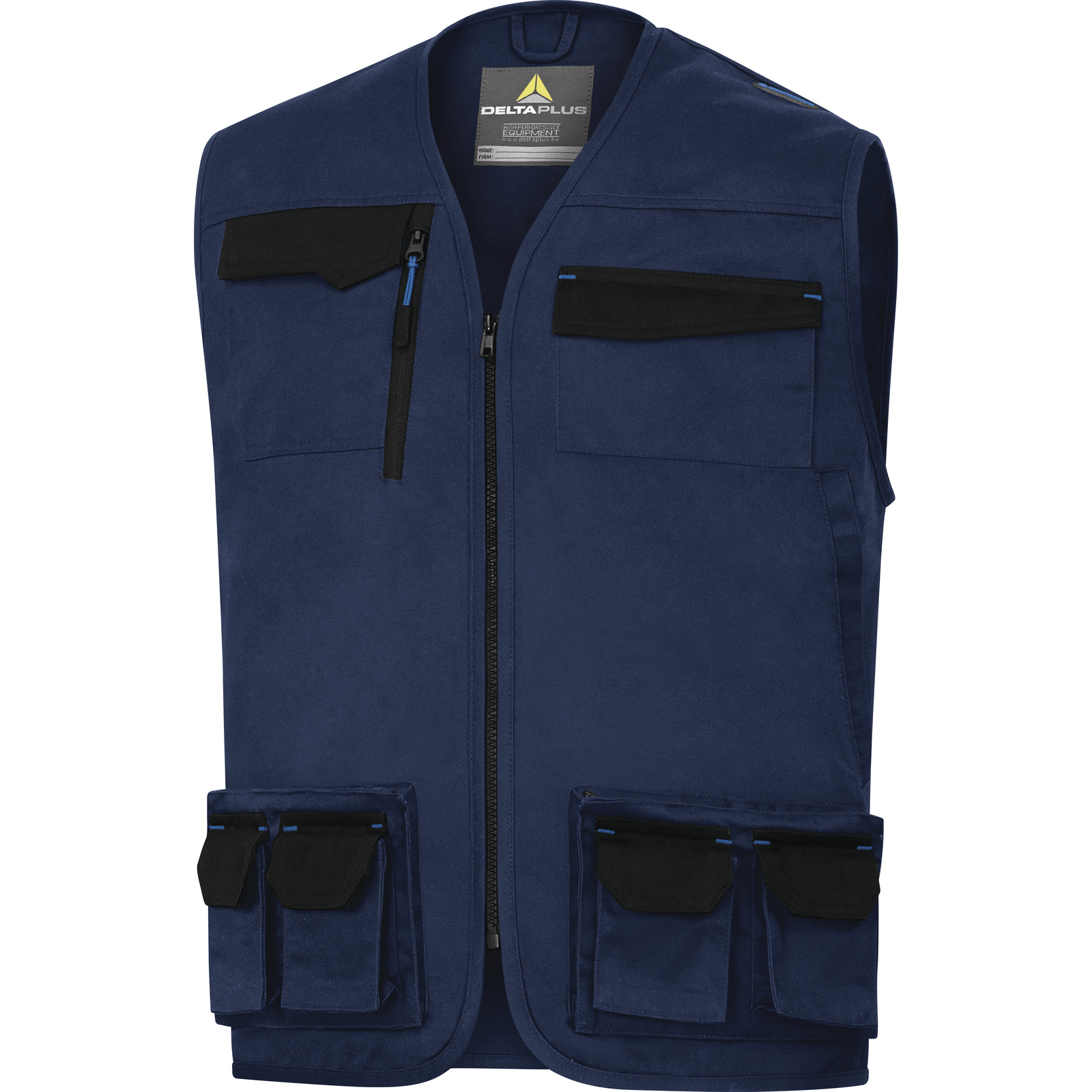 GILET DE TRAVAIL DELTA PLUS MACH2 BLEU MARINE - M2GI3BM0