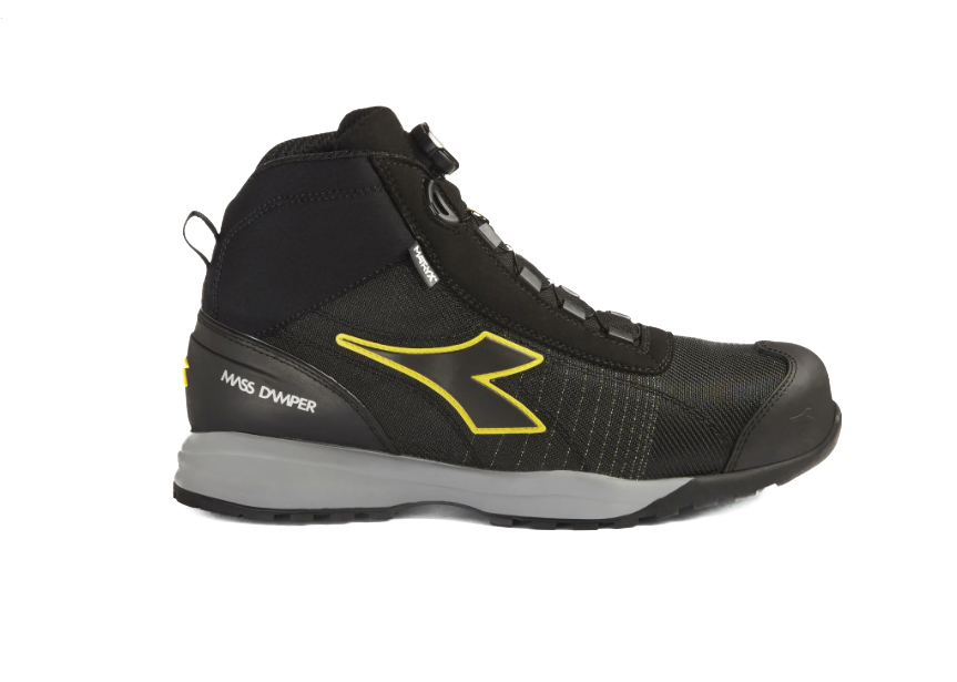 Chaussures de travail diadora glove mds mtx quick mid s3 hro src esd noir - 178902c0200