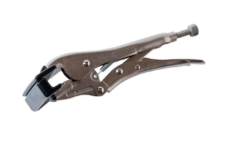 Pince étau mors DIMOS 100mm avec revêtement - 215516