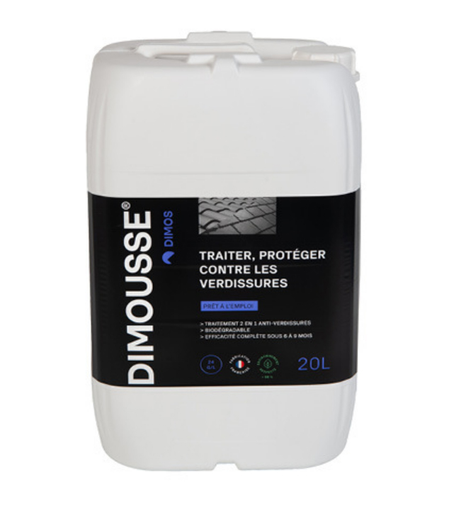 DIMOUSSE 2.0 Prêt à l'emploi- anti-verdissures - bidon de 20 litres DIMOS - 444101