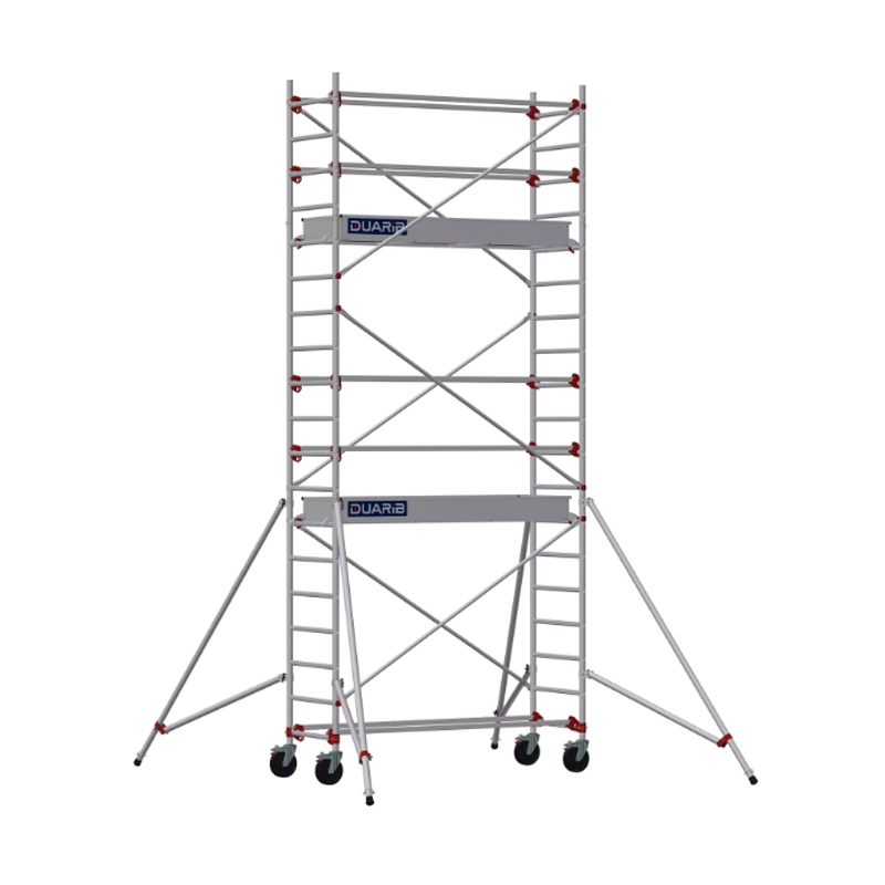 Échafaudage roulant aluminium AL205 - HP 6,90 m - DUARIB - 613717