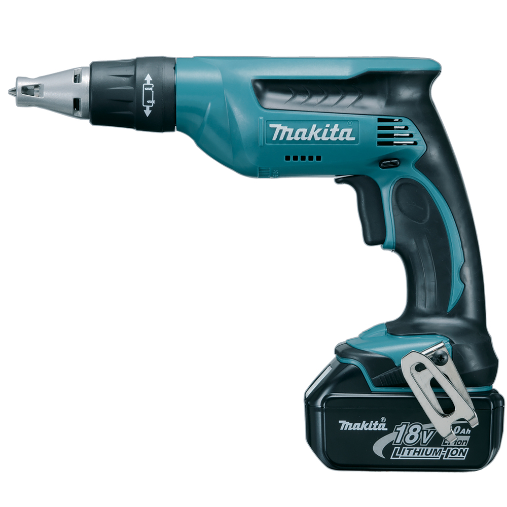 Visseuse plaque de plâtre MAKITA sans fil 18 V avec batteries 3 Ah DFS451RFJ