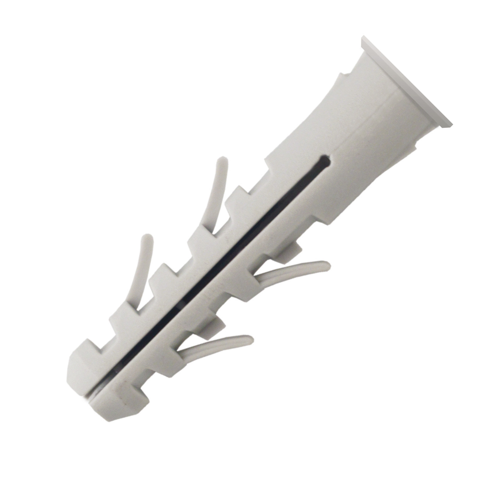 200 chevilles 100% nylon avec collerette - Ø6x30mm - SCELL-IT - DSC06