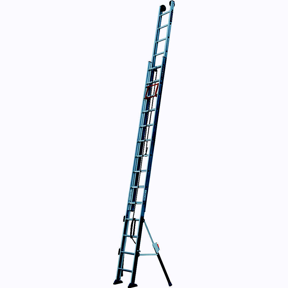 ECHELLES COULISSANTES C2 STAB' 2x16 BARREAUX 4m65/8m DUARIB - 610416