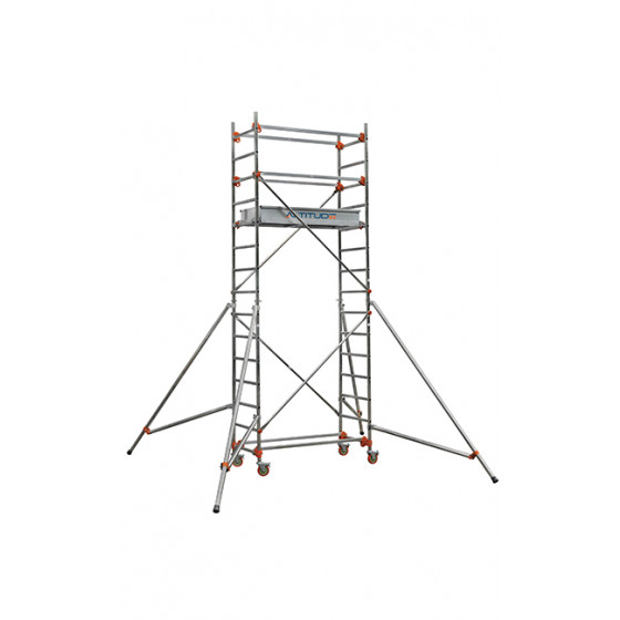 Echafaudage roulant aluminium DUARIB AL135 hauteur travail 5m80 base standard - 513114