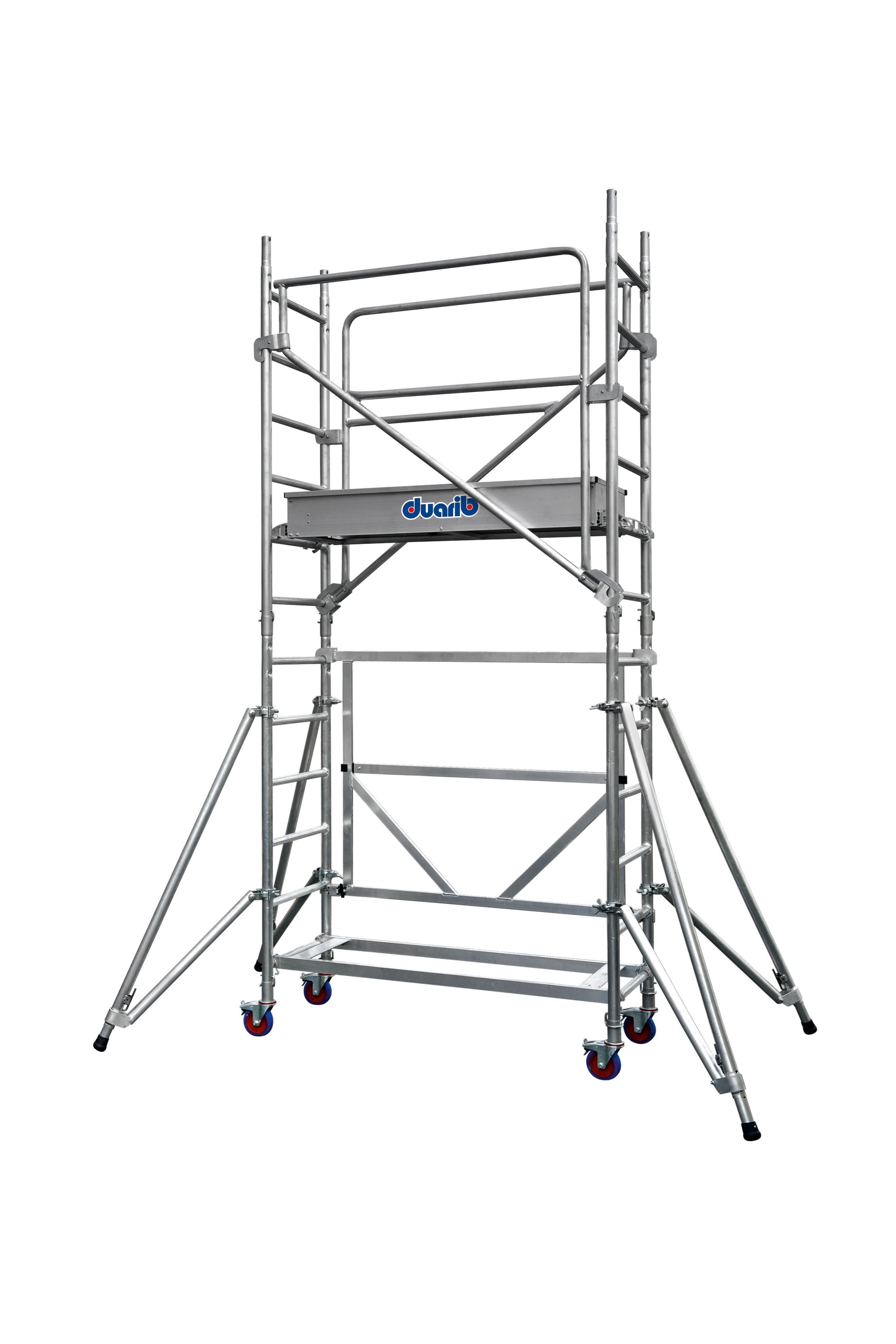 Echafaudage roulant aluminium DUARIB Docker mini 144 hauteur travail 2m60 - 7014001