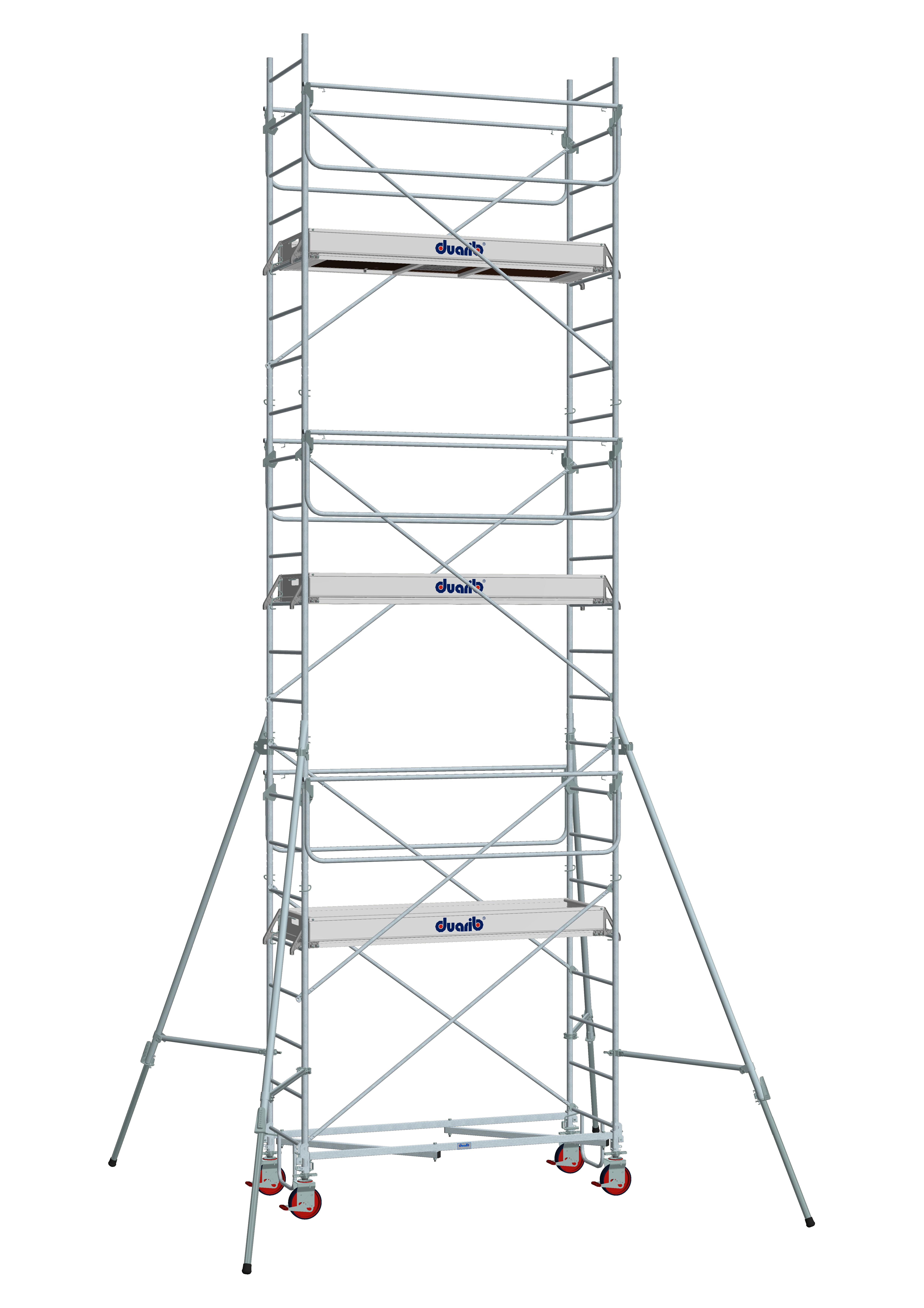 Echafaudage roulant DUARIB Acier ROLLSTAR 205 hauteur travail 7m90 - 8320062
