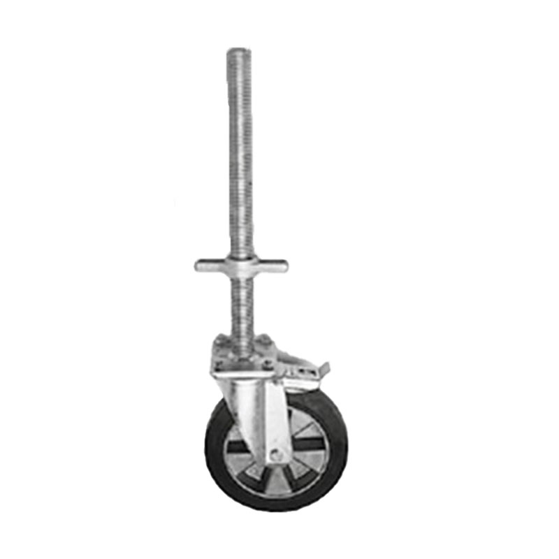 Pied à vis. avec roue D250mm. charge admissible 1400 kg - TUBESCA COMABI - 00015425