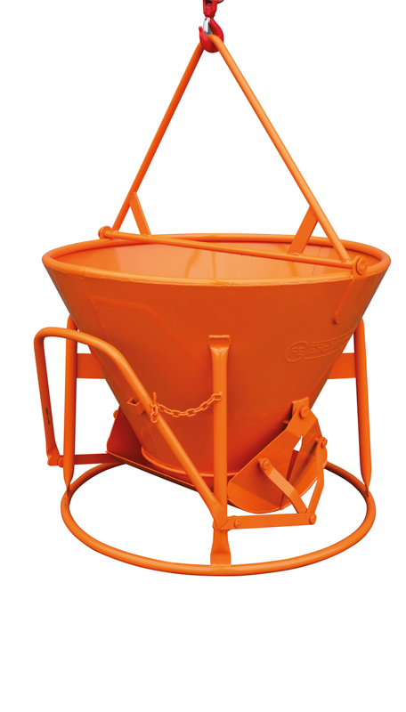 Benne à béton EICHINGER cylindro-conique anse 375L - 1014B6
