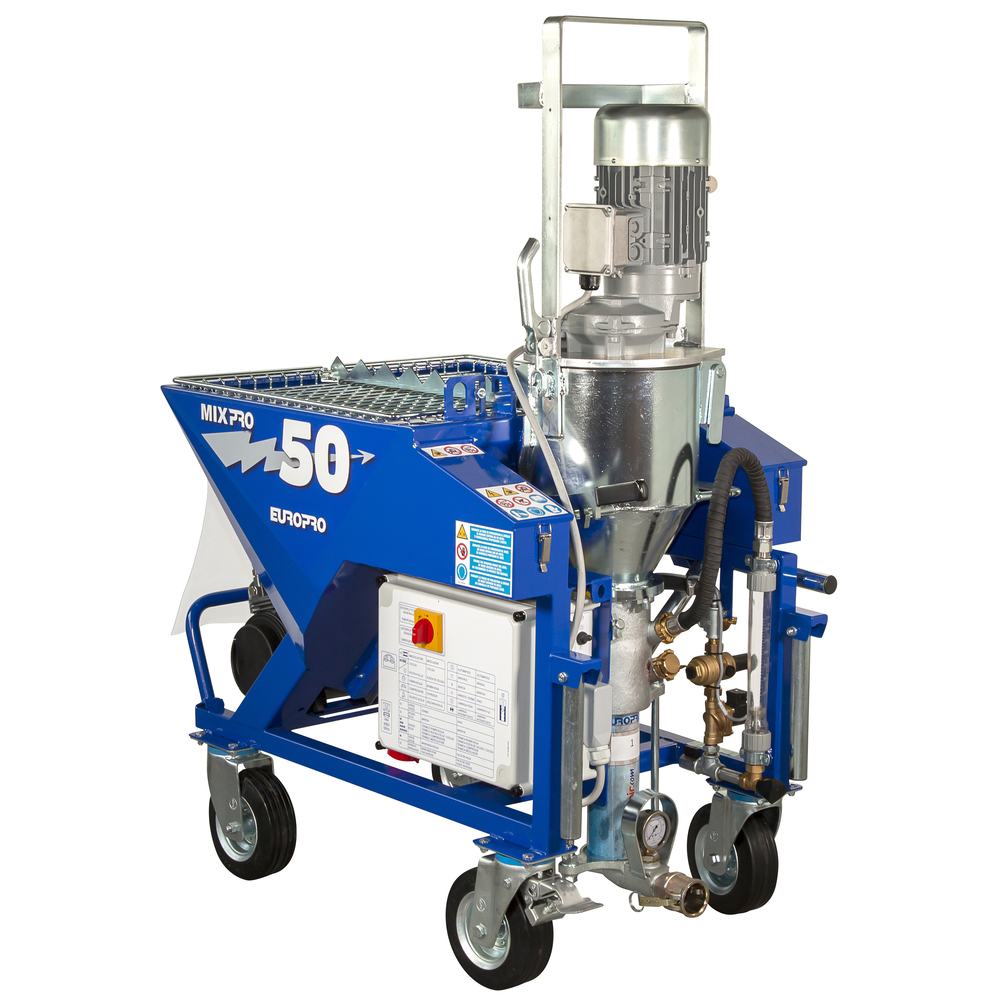 Machine à malaxage continu MIXPRO 50 CLASSIC Plâtre - 400V 50 Hz - EUROMAIR - 40076