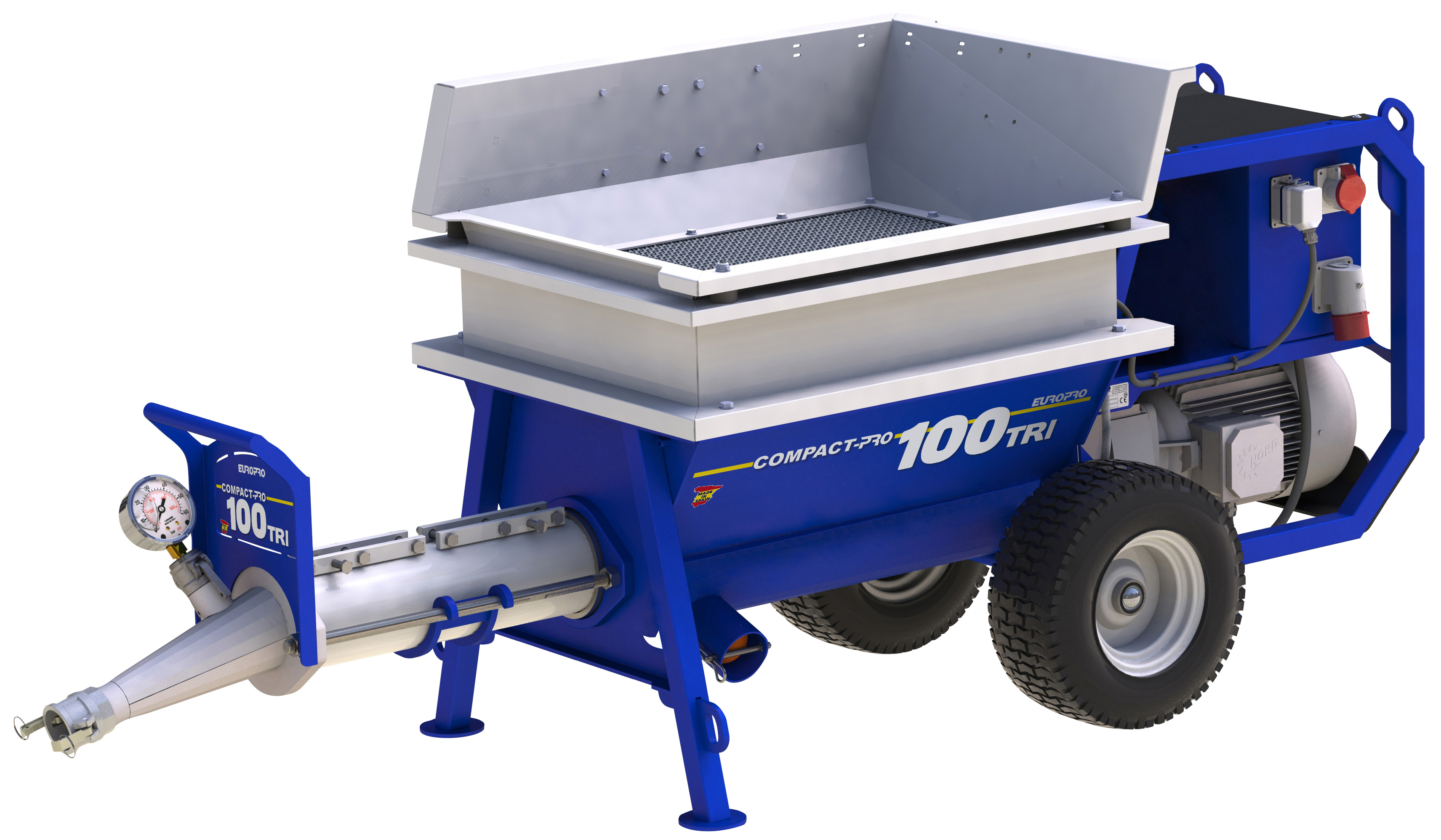 Machine à chape liquide COMPACT-PRO 100 Tri - EUROMAIR - 40080