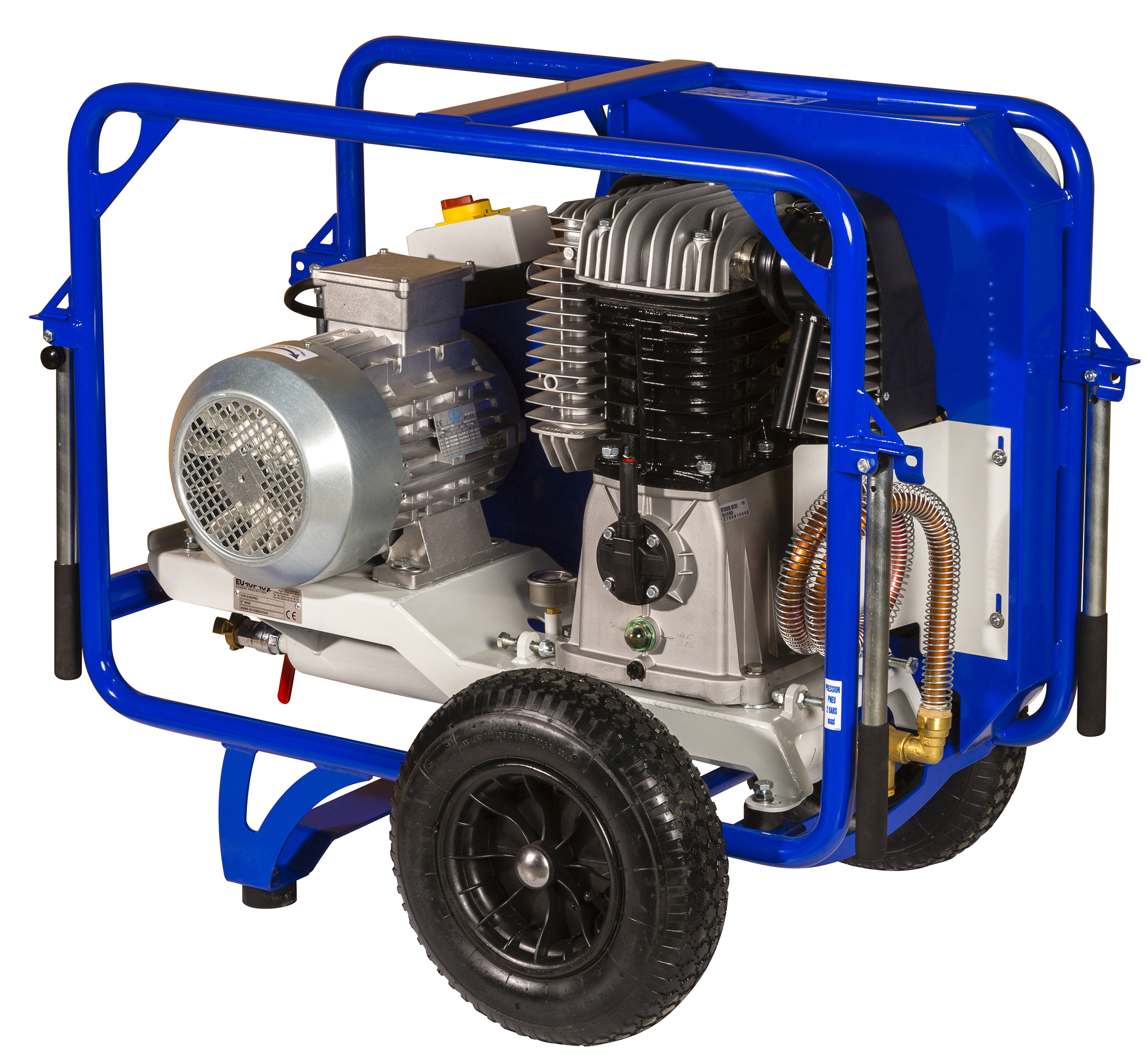 Compresseur thermique 9 CV 10 bar EUROPRO 100 TR - EUROMAIR - 90284