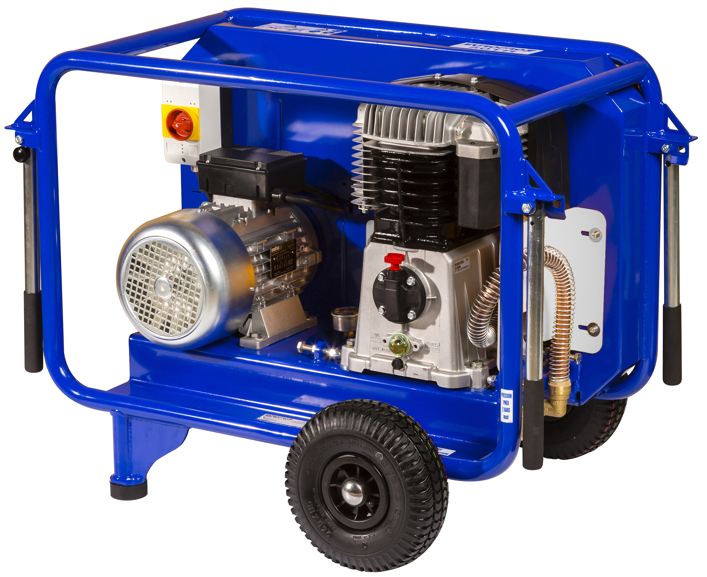 Compresseur thermique 80 CV 10 bar EUROPRO 50 TR 6 - EUROMAIR - 90469