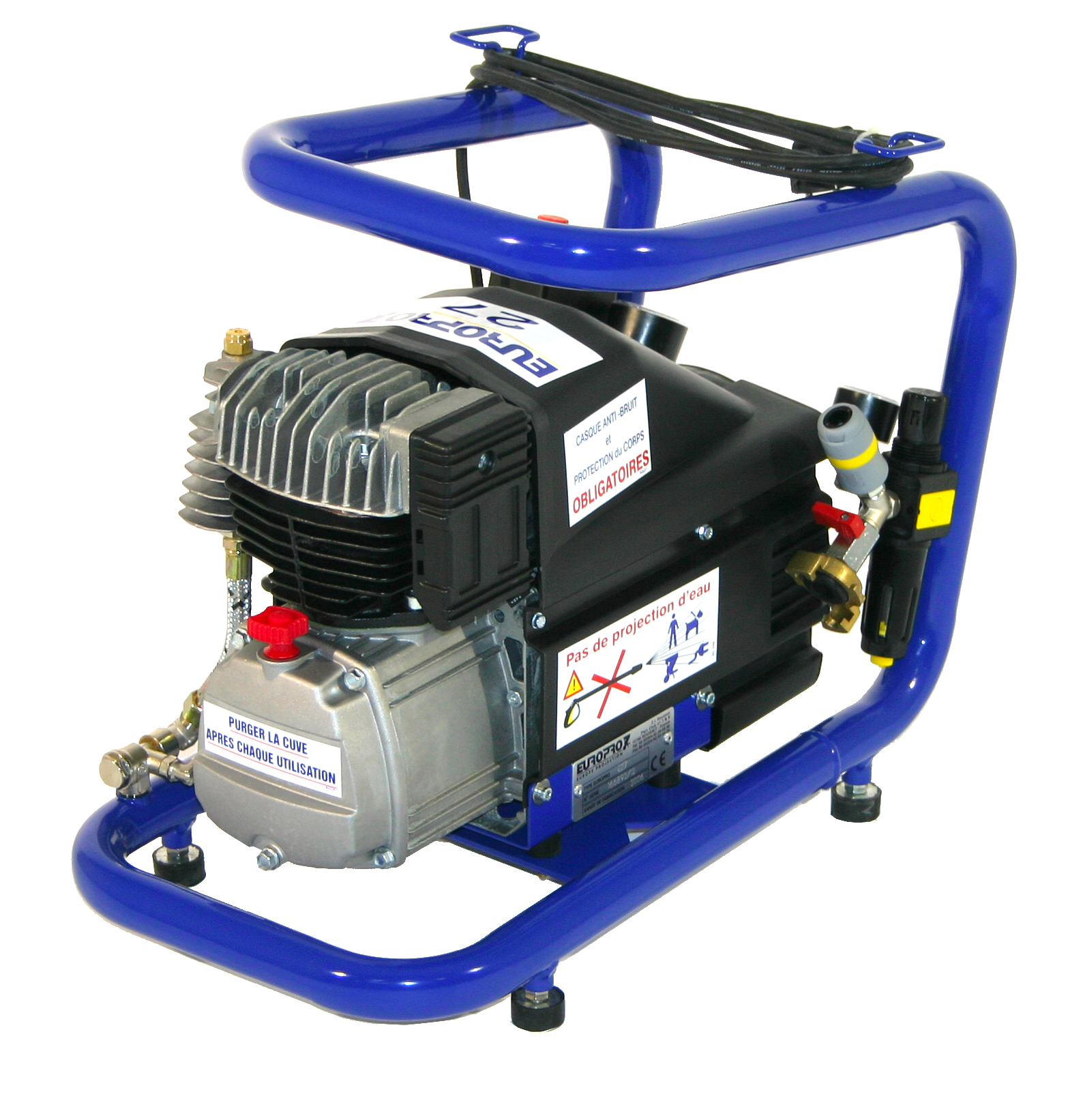 Compresseur 10 bar 284 L/min EUROPRO 27 - EUROMAIR - 91327