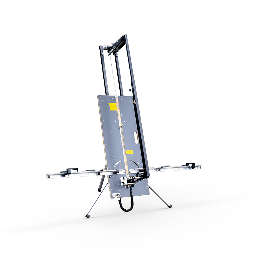 TABLE DE DÉCOUPE AU FIL CHAUD DÉPLIABLE - Pour polystyrène, spécial I.T.E. - EDMA - 367155