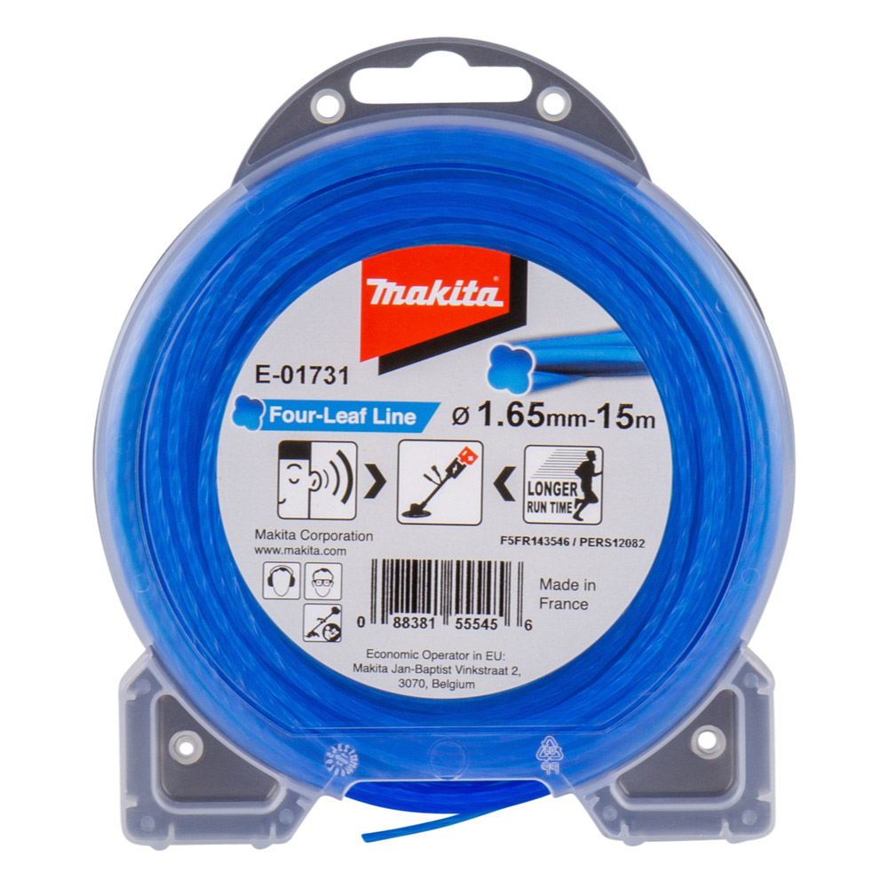 FIL NYLON TREFLE TORSADE 1.65-15M MAKITA - E01731