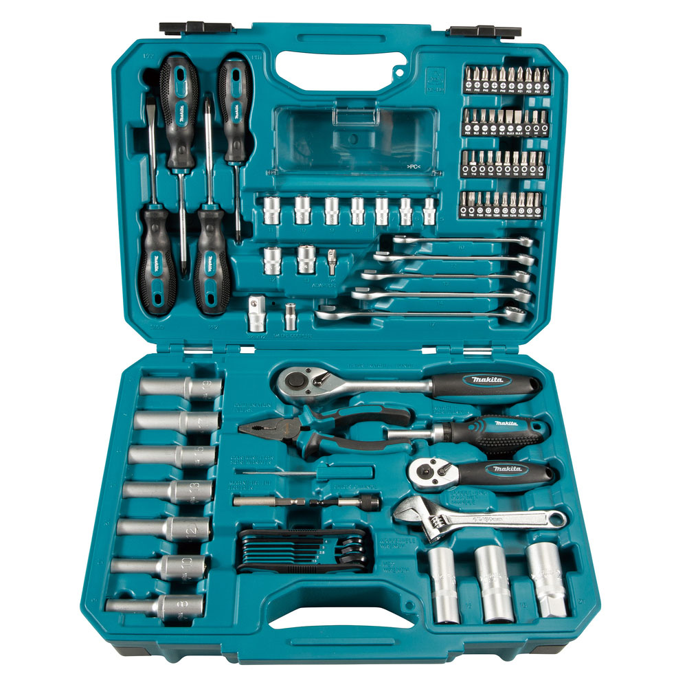 COFFRET OUTILLAGE À MAIN 87 PCS MAKITA - E08458