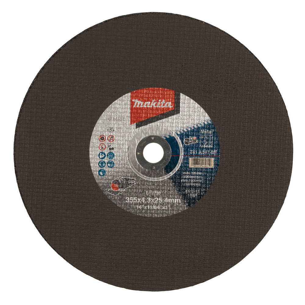 DISQUE A TRONC METAL Ø355X4,3X25,4MM MAKITA LOT DE 5 E127905
