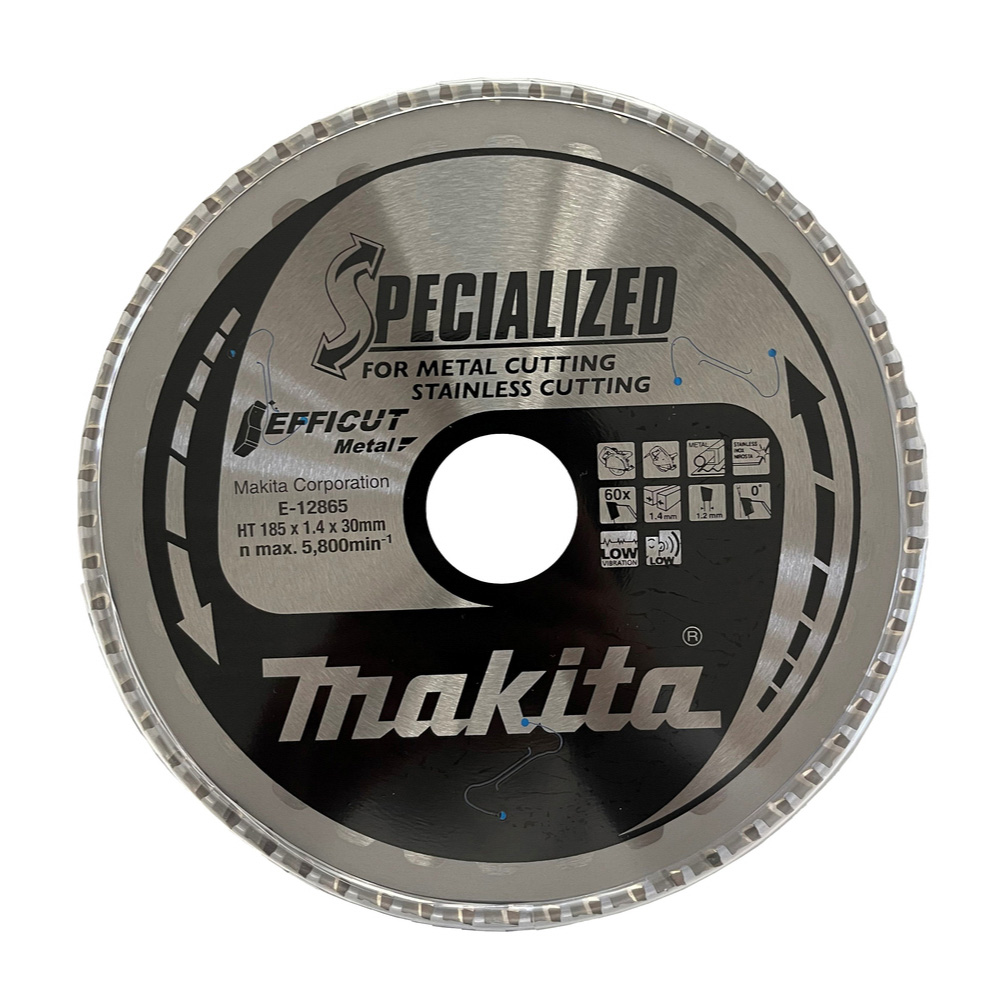 LAME CARB METAL EFFICUT 185X30MM 60D MAKITA - E12865