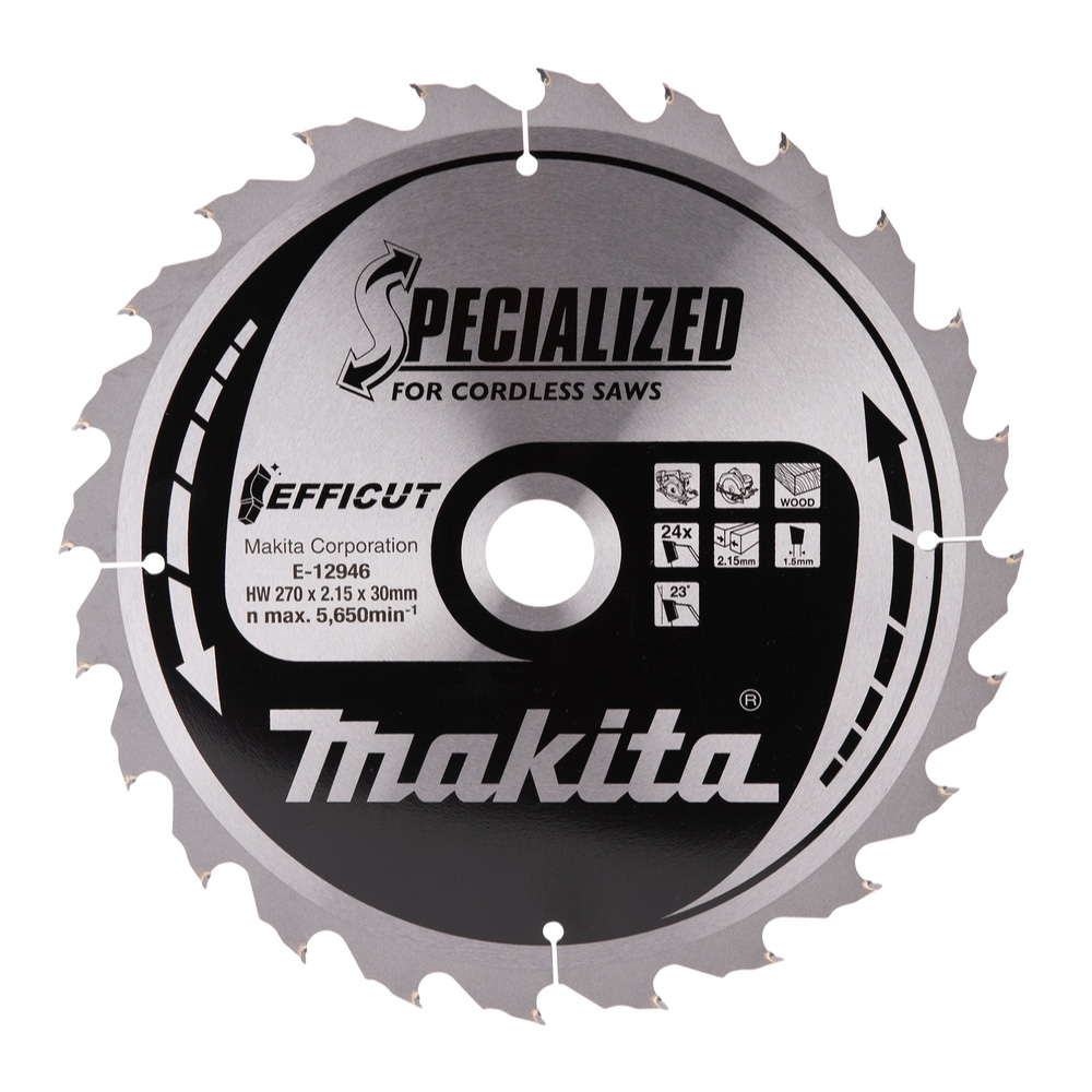 LAME CARB EFFICUT 270X30MM 24D MAKITA - E12946