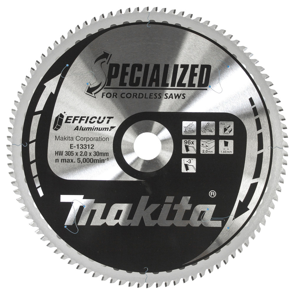 LAME CARB ALU EFFICUT 305X30MM 96D MAKITA - E13312