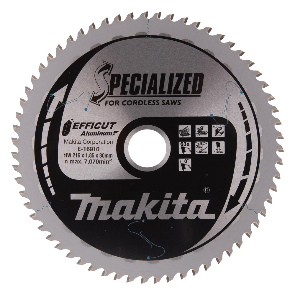 LAME CARB ALU EFFICUT 216X30MM 63D MAKITA - E16916
