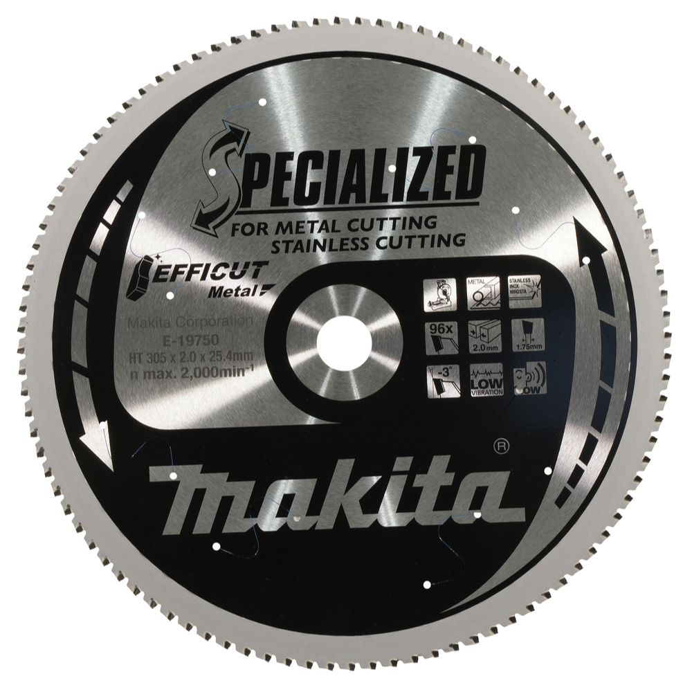 LAME CARBURE BOIS EFFICUT 305X25,4MM 96D MAKITA - E19750