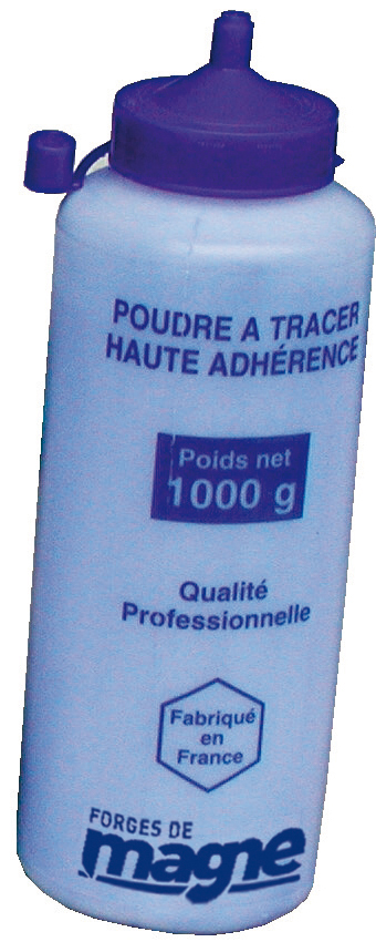 POUDRE À TRACER BLEUE (FLACON DE 1000GR) HAUTE ADHERENCE FORGES DE MAGNE - 388026