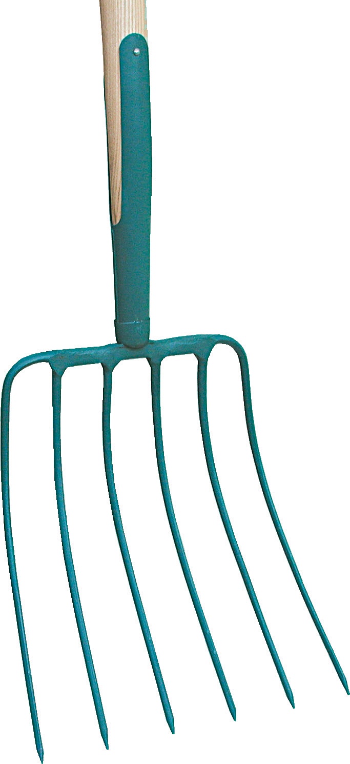 FOURCHE À ENSILAGE À SOIE 6 DENTS EMMANCHE POIGNEE METALLIQUE 100 FORGES DE MAGNE - 419602