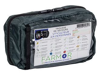TROUSSE DE SECOURS FARMOR VITICULTEUR 2/4 PERSONNES FARMOR-VIT8013TP