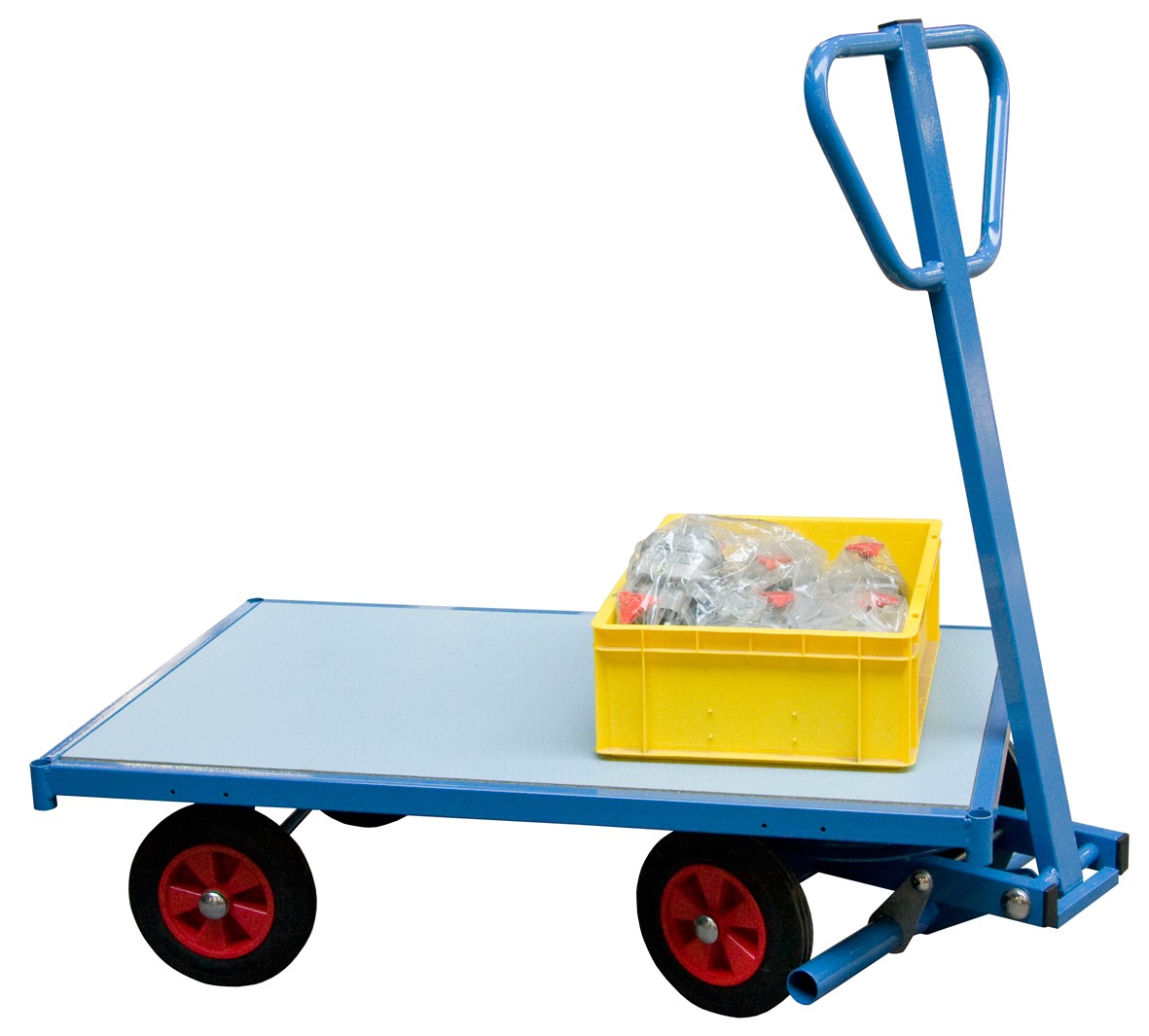 Chariot 500 kg 1200 x 800 mm pivotant plateau nu FIMM - 800007107